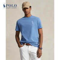 Polo Ralph Lauren 拉夫劳伦 男装 24年春经典版棉Big PonyT恤RL18264 400-蓝色 XS