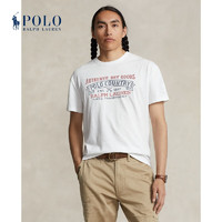 Polo Ralph Lauren 拉夫劳伦 男装 24春经典版棉Polo Country T恤RL18280 100-白色 XS