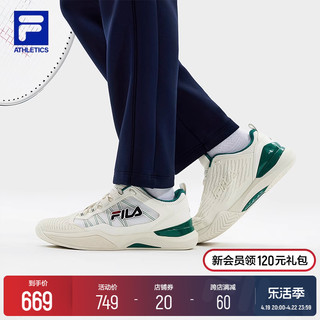 FILA 斐乐 SPEED SERVE男鞋网球鞋2024春季新款户外运动性能运动鞋