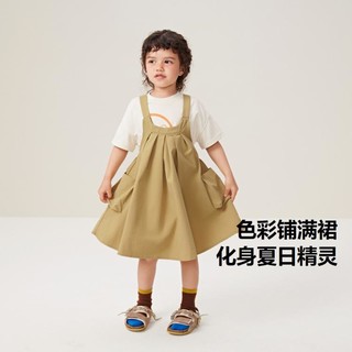 Mini Bala 迷你巴拉巴拉女童连衣裙夏新款吊带裙