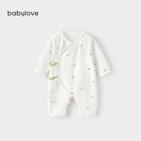 Babylove 婴儿连体衣春秋新生儿衣服初生宝宝和尚服0-6月哈衣爬服