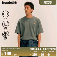 Timberland 官方男女同短袖T恤夏季舒适宽松加厚A5Z5U