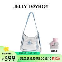 JellyToyboy包包女包JTB星贝包2024年春季大容量斜挎包单肩520 银色