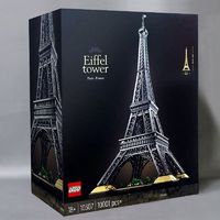百亿补贴：LEGO 乐高 10307埃菲尔铁塔建筑男女孩拼装积木玩具礼物