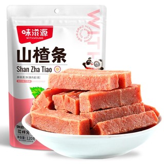 weiziyuan 味滋源 山楂条120gX3袋装 水果干蜜饯果脯小吃休闲零食品 山楂条120gX3袋