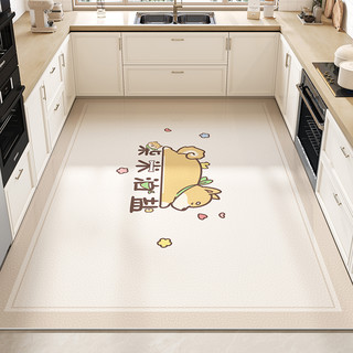 银锦 厨房地垫新款pvc防滑防油可擦免洗专用地毯地面防水耐脏整铺垫子