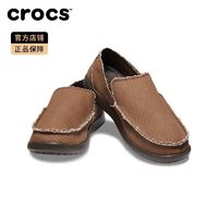 crocs 卡骆驰 男士低帮帆布乐福鞋 10128-261 卡其/卡其 43