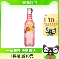 【】疯狂波尼NFC原榨果汁饮料气泡水西柚石榴味275ml*6瓶