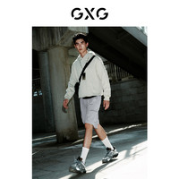 GXG奥莱 22年男装 双色微廓连帽男士卫衣 秋季户外系列