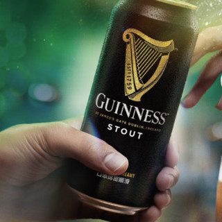 GUINNESS 健力士 司陶特黑啤酒 440ml*8听 礼盒装