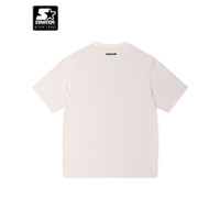 STARTER 印花T恤男女同款2024夏季美式复古短袖潮流T恤 桦木白 M 170/88A