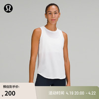 lululemon 丨Run and Train 女士运动背心 *高领口 LW1CZ1S 白色 2