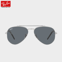 Ray-Ban 雷朋 RayBan）雷朋飞行员形男女眼镜0RB3625 003/R5银色镜框 尺寸62可定制