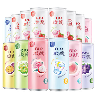 RIO 锐澳 洋酒 预调 鸡尾酒 果酒 微醺小美好 330ml*14罐 （口味随机发货）