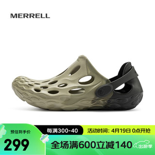 MERRELL 迈乐 户外溯溪洞洞鞋HYDRO MOC毒液涉水鞋透气沙滩鞋凉鞋轻便溯溪鞋 J004133极夜绿