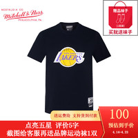 mitchell & ness NBA联名半袖 湖人队棉氨