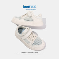 TEENMIX 天美意 镂空透气板鞋潮 白色 单层 31码