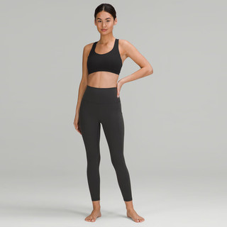 lululemon  Free to Be Serene 女士运动内衣 LW2D87A 黑色 XS