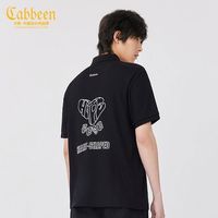 百亿补贴：Cabbeen 卡宾 男装爱心印花polo衫夏新款字母短袖休闲舒适潮A