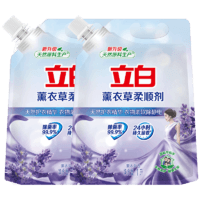 Liby 立白 柔顺剂1L*2袋薰衣草香味持久护形防静电D