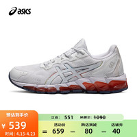 ASICS亚瑟士 休闲鞋女鞋舒适透气复古时尚运动鞋 GEL-QUANTUM 360 6 白色 35.5