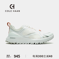 COLE HAAN 歌涵 colehaanX United Arrows联名男休闲鞋轻盈透气高尔夫鞋C38477 白色/棕色-C38477 40