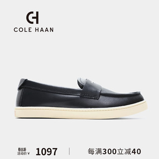 COLE HAAN 歌涵 colehaan歌涵 男鞋乐福鞋24年春夏皮革一脚蹬单鞋乐福鞋男C38213 黑色-C38213 43