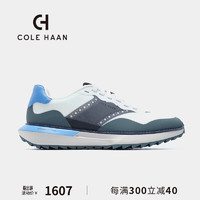 COLE HAAN 歌涵 colehaan歌涵 男士高尔夫鞋24年春夏舒适透气休闲运动鞋男C38975 白色/蓝色-C38975 41.5