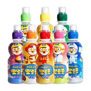 Pororo 啵乐乐儿童饮料韩国混合果味饮品（草莓味）235ml