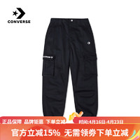 CONVERSE 匡威 女子工装裤2023冬季新款束脚复古休闲长裤10023711 10023711-A01 M