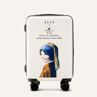 ELLE 她 x赫本猫行李箱拉杆箱女登机箱旅行箱