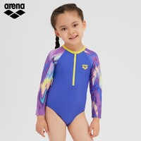 arena 阿瑞娜 儿童青少年女孩女童小孩子长袖防晒泳衣舒适泳装保守