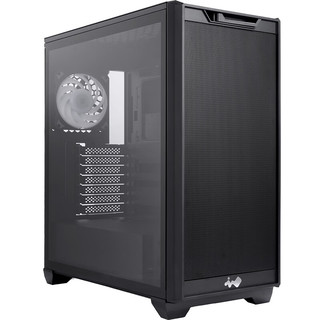 InWin 迎广 D5 中塔台式电脑机箱 黑色