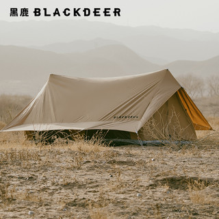 BLACKDEER 黑鹿 户外露营棉布双峰帐篷防雨豪华别墅大型加厚野营帐