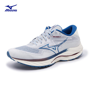 运动跑步鞋男女鞋子缓震耐磨透气跑步鞋 05/乳白/蓝色/灰色