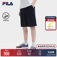 FILA 斐乐 官方五分裤男2024夏季新款百搭中裤运动冰丝凉感休闲短裤