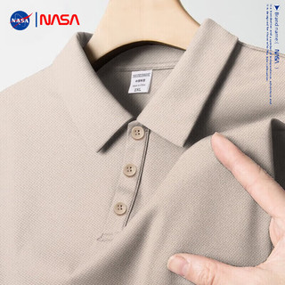 NASAOVER 男士冰丝弹力免烫POLO衫 两件装
