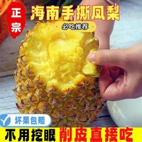 自然搭档 正宗海南手撕凤梨新鲜香水非菠萝应季热带水果4.5斤