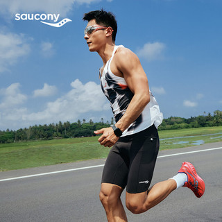 Saucony索康尼啡速4跑鞋男鞋透气竞速训练跑步运动鞋子Speed啡速4 红【伦敦马拉松】 44