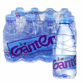 Ganten 百岁山 景田饮用纯净水 高端纯净水 整箱办公室会议用水 360ml*12瓶