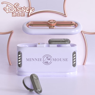 Disney 迪士尼 无线蓝牙耳机半入耳式超长续航手机应急充电女生适用于苹果华为mate60/60pro小米 Q8 丁香紫