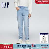 Gap 盖璞 男装春季2024新款基础款百搭修身牛仔裤美式复古休闲裤892081