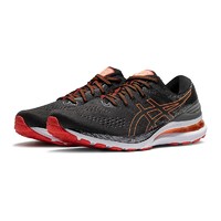 ASICS 亚瑟士 男鞋跑鞋稳定支撑运动鞋跑步鞋透气 GEL-KAYANO 28 黑色/灰色 40