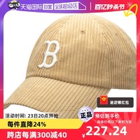 MLB 美职棒运动帽男女休闲帽灯芯绒棒球帽刺绣帽3ACPC0126