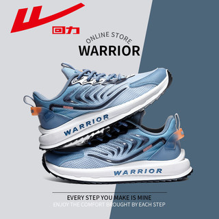 百亿补贴：WARRIOR 回力 男鞋运动鞋男款2024新款韩版潮流百搭休闲网面透气跑步鞋子男