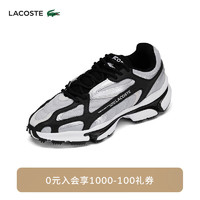 LACOSTE法国鳄鱼男女同款鞋242K24拼色运动鞋休闲鞋 GS2/灰色/银色 【男】 6 39.5