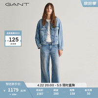 GANT甘特2024春季女士时尚潮流阔腿牛仔裤|4100217 982浅蓝色 30