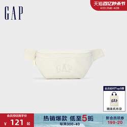 Gap 盖璞 男女装夏季2023新款LOGO尼龙斜挎包单肩包673795休闲腰包潮