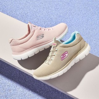 SKECHERS 斯凯奇 女鞋运动鞋运动休闲鞋时尚百搭一脚蹬低帮春夏季