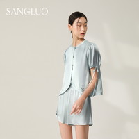 SANGLUO 桑罗 禅.桑罗天然真丝睡衣套装夏凉感抑菌舒眠新中式国风家居服